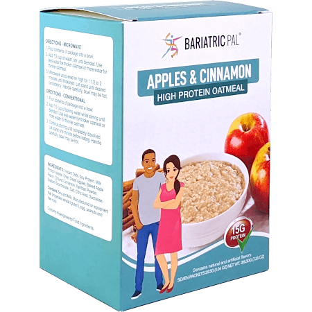 High Protein Oatmeal - Apples and Cinnamon